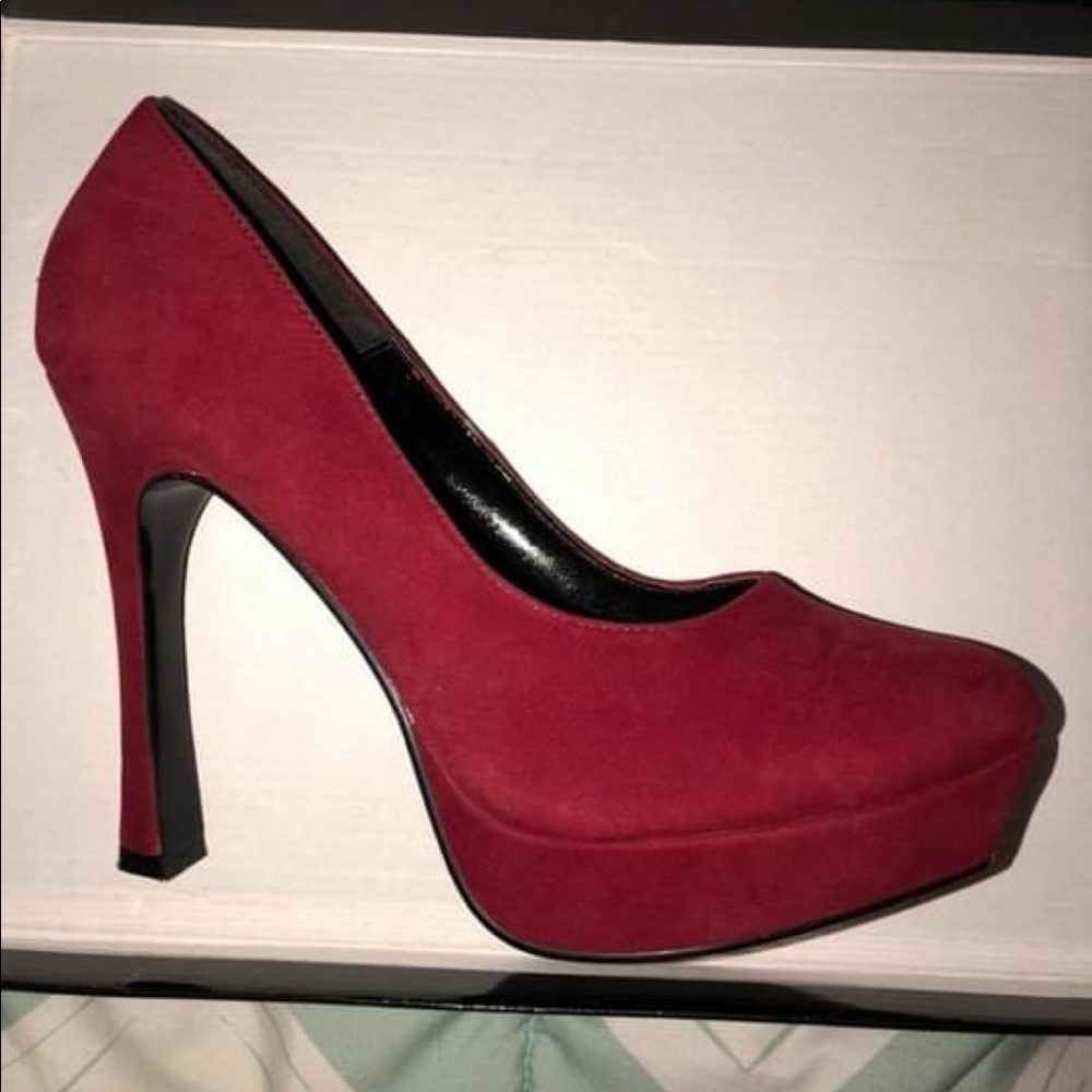 red justfab heels!